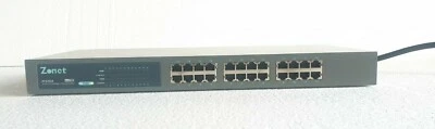 Zonet ZFS3024 24 Port 10/100 Mbps Fast Ethernet Switch FREE FAST SHIPPING - Image 1 of 4