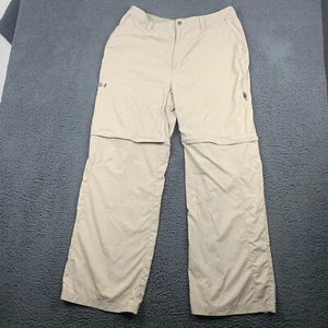 Pantalones cargo Under Armour para hombre 38x32 marrón convertible Ripstop exteriores DEFECTOS - Imagen 1 de 13