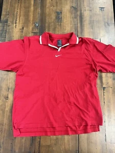 NIKE Vintage Y2K Golf Polo Shirt Center Swoosh Size XL Tiger Woods Embroidered - Bild 1 von 5