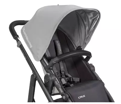 UPPABABY Black Leather Bumper Bar Cover for Vista Cruz RumbleSeat Baby Stroller - Image 1 of 4