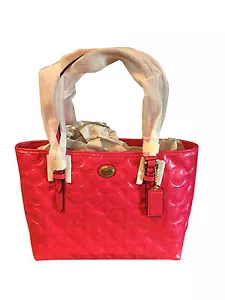 Coach Peyton OP Art Embossed Patent Tote F50540 NWT - Picture 1 of 11