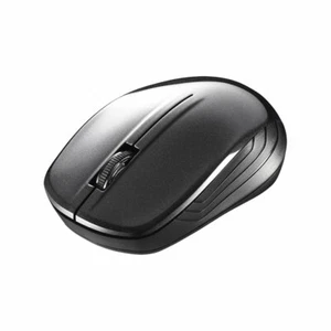 BUFFALO radio (2.4 GHz) Blue LED mouse 3 button black BSMBW105BK - Picture 1 of 4