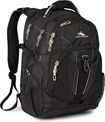 High Sierra XBT - Mochila para portátil TSA, negra, talla única, negra  Foto 1 de 3