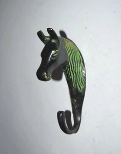 Brass Horse Hook Pony Head Design Wall Hook Towel Cloth Hanger Key Hook EK501  - Picture 1 of 8