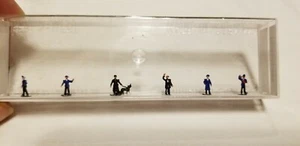 Merten Z Scale Railroad Staff 6 Figures # Z 914 - Picture 1 of 2