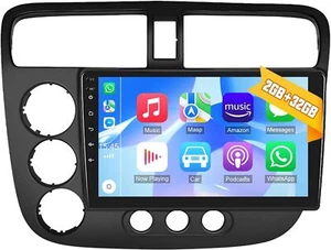 Android 13.0 Double Din Car Stereo Radio Player 9 Inch HD Touch Screen - Picture 1 of 9