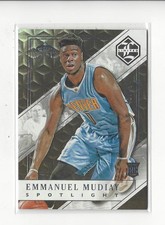 2015-16 Limited Silver Spotlight #197 Emmanuel Mudiay RC Rookie Nuggets /49 