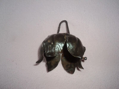 Support griffe (tulipe de lampe, applique ou lustre fer forgé Art Déco) muller - Photo 1/2