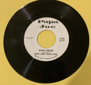 Papa Joes Music Box Stardust , Road House Papa Joe Records Rare 45 - Imagen 1 de 4