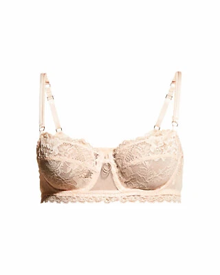 Lise Charmel Womens Caprice Dentelle Demi Cup Bra Caprise Peche Size 34E - Image 1 of 4