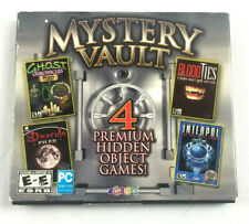 Mystery Vault PC 2010 4 Premium Hidden Object Games Windows Puzzle