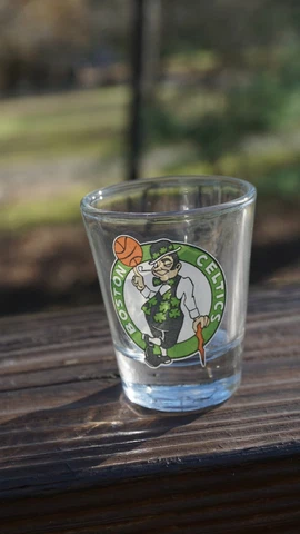 Boston Celtics Shot Glass Cover