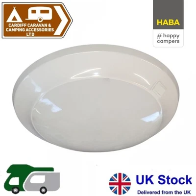 Cirro Ceiling Light LED Switched 12 volt White Dim Compatible Caravan Campervan - Image 1 of 4