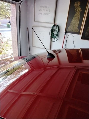 Mástil de antena de acero inoxidable negro de 9 pulgadas varilla radio AM/FM para Nissan Sentra 2007-2012 Foto 1 de 4