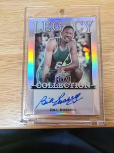 2022 Leaf Legacy Collection Auto Bill Russell On Card 11/15 - Picture 1 of 2