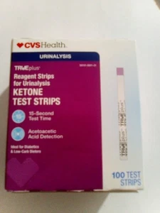 Tiras reactivas de cetonas CVS Health True Plus 100 unidades - caduca 2026-01-31 - Imagen 1 de 1
