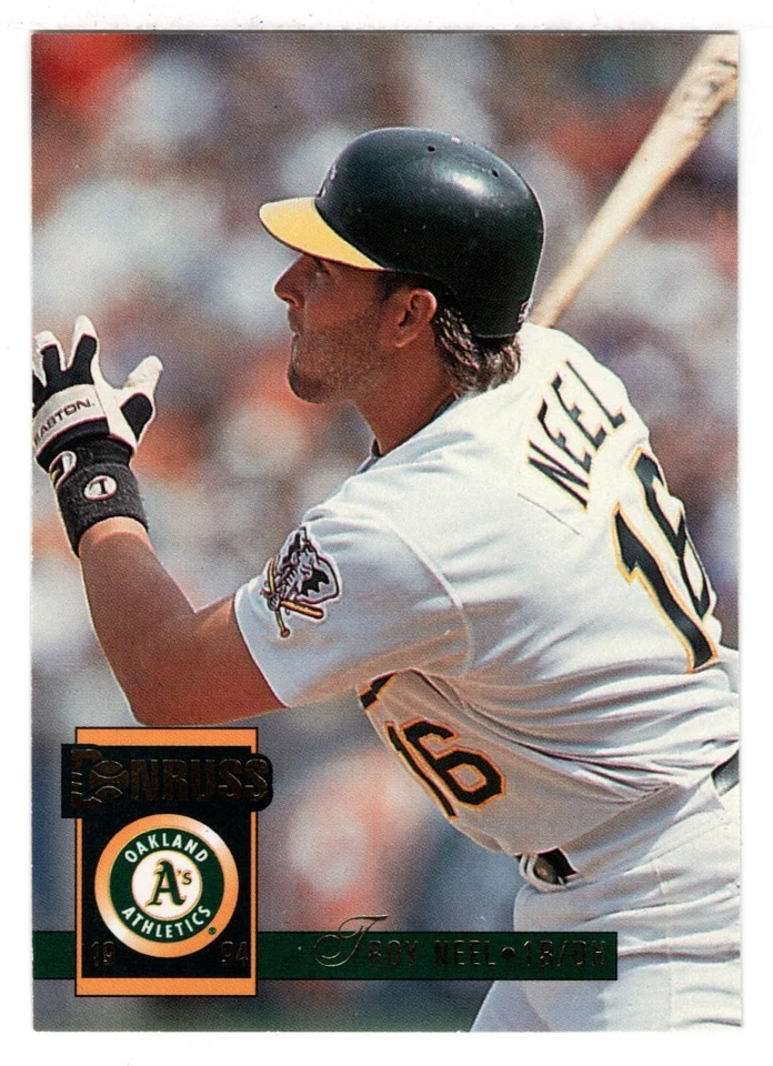 Troy Neel - Oakland Athletics - (Baseball Card) 1994 Donruss # 520 Mint - Image 1 of 1