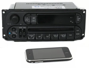 2002-2007 Chrysler Jeep Dodge Radio AM FM CD Player w Bluetooth Music RBK Slider - Picture 1 of 6
