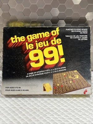 The Game of le jeu de 99 Board Complete Cards Pegs Broman Precepta Box 1963 1969 - Image 1 of 4