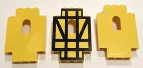 LEGO Lot 2444 2444P03 Panel 2x5x6 Yellow  6276 El Dorado & 6074 Black Falcon&rsquo;s