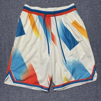 Pantalones Cortos de Baloncesto Nike Para Hombre Medianos Dri-Fit ADN Estampado Gráfico Bolsillo con Cremallera Usados en Excelente Condición Foto 1 de 4