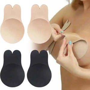 Reggiseno donna invisibile silicone lift tape tette senza spalline copri capezzoli seno - Foto 1 di 11