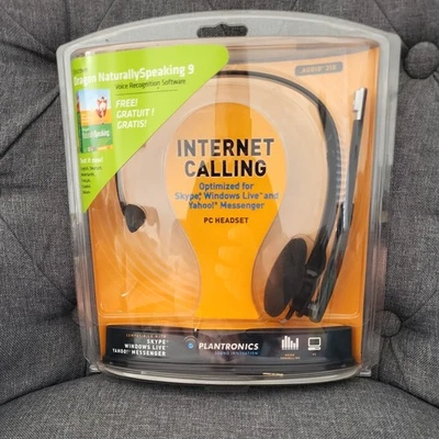 Plantronics .Audio 310 Black Headband PC Headset New And Sealed  - Image 1 of 4