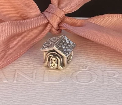 Original Pandora Oldie Charm „Hundehütte“ 925 silber #790592EN27 - Bild 1 von 3
