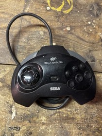 Sega Saturn Controller Black MK-80100 OEM Official Genuine Gamepad