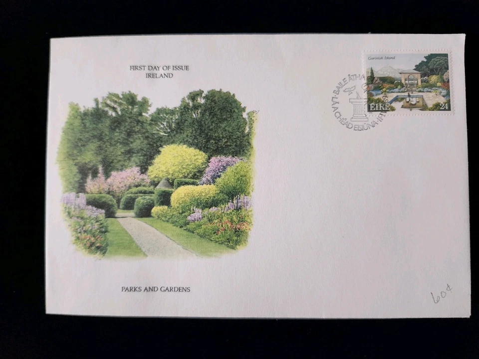 Ireland First Day Of Issue Parks And Gardens Cachet FDC 1989 - Image 1 of 2