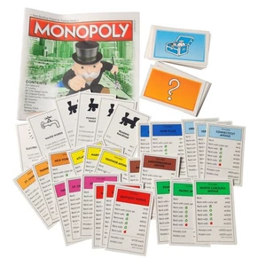 Monopoly Electronic Banking Chance Community 28 Title Cards 2013 Replacements - Picture 1 of 7