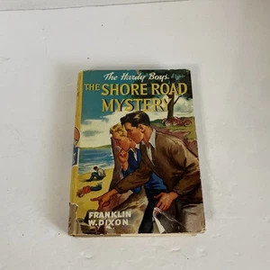 The Hardy Boys #6 THE SHORE ROAD MYSTERY Franklin W Dixon yellow spine DJ - Picture 1 of 17