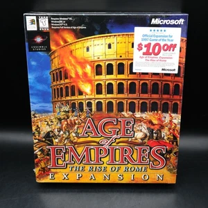 NUOVA espansione Age of Empires The Rise of Rome Big Box PC sigillata in fabbrica nuova con scatola - Foto 1 di 10