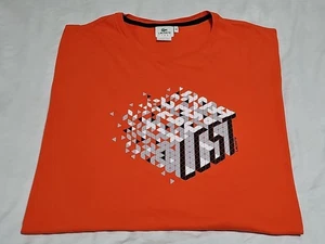 T-shirt manica corta leggera logo cubo frantumato grande e alto Lacoste Sport 10R - Foto 1 di 12