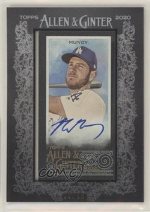 Mini marco negro Topps Allen & Ginter's X 2020 con marco/25 Max Muncy #MA-MM automático - Imagen 1 de 3