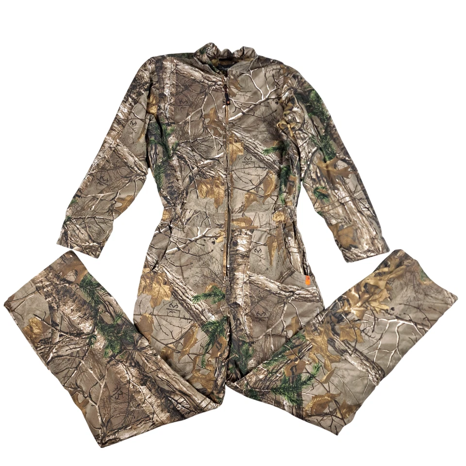 Game Winner Realtree Xtra Camo Coveralls Mens Small Insulated Full Zip - Image 1 of 4