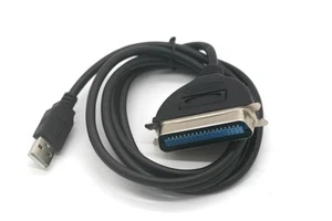 Printer Cable Adapter USB to Parallel IEEE 1284 Premium Molded - Picture 1 of 3