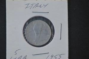 Italy 5 Lira 1955 R We Combine Shipping - Picture 1 of 2