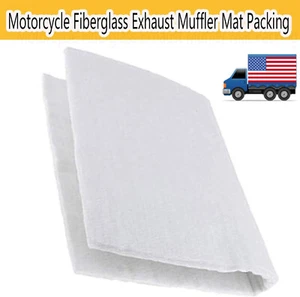 Fiberglass Exhaust Muffler Mat for 2-Stroke 4-Stroke ATV Motorcycle Dirt Repack - Picture 1 of 5