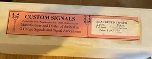 Custom Signals Bracketed Tower O Gauge Signal Light Train Accessories - Picture 1 of 6