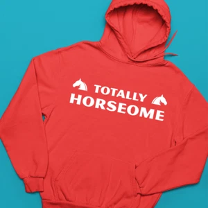 Total Horseome Kapuze Reiten Reiter Tier Liebhaber Lustig Retro Geschenke - Bild 1 von 24