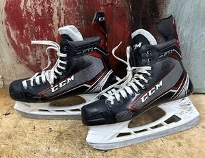 PRO STOCK CCM JETSPEED FT1 Liteframe 360 ice HOCKEY SKATES size 9.5 - Picture 1 of 22
