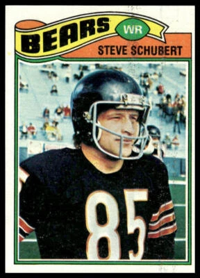 1977 Topps #502 Steve Schubert RC Chicago Bears - Image 1 of 2