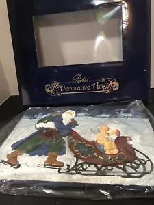 Pipka's Decorative Art NIB Starlight Santa TILE ART Certificate - Picture 1 of 8