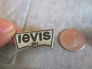 2 levis 801 Logo Metal EMBLEM Stud PINS - Picture 1 of 4