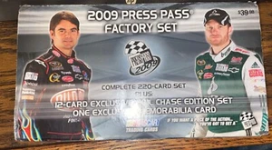 09 Presseausweis Racing Factory Set NASCAR Trading Cards Memorabilia 232 Karten - Bild 1 von 19