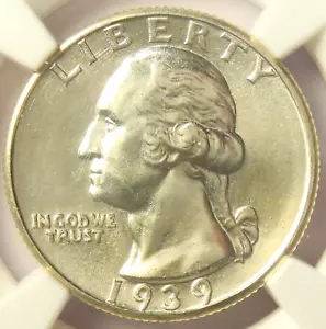 1939-S Washington Quarter 25C Coin - NGC MS68* Star - Top Pop 3 - $10,000 Value! - Picture 1 of 4