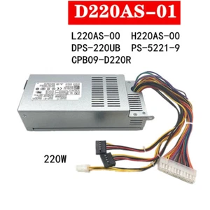 Small chassis Power Supply H220AS-01 L220AS-0 For DELL D06S V270S 660S 3647 - Picture 1 of 7