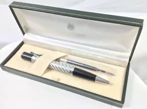 Bolígrafo Torcido Joyería Escala Plata Monteverde Wz/Caja y Recarga Manual Raro - Imagen 1 de 10