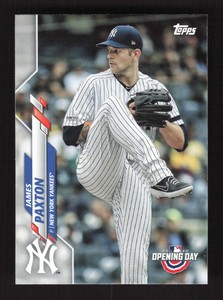 2020 Topps Opening Day   James Paxton #7 New York Yankees